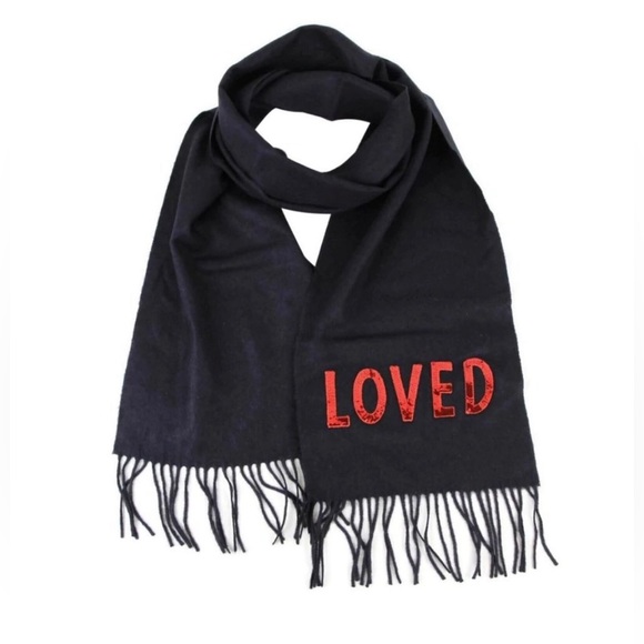 Gucci LOVED Cashmere Sequin Scarf New - Picture 13 of 15